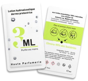 Lotion hydroalcoolique dermo protectrice - 3ML